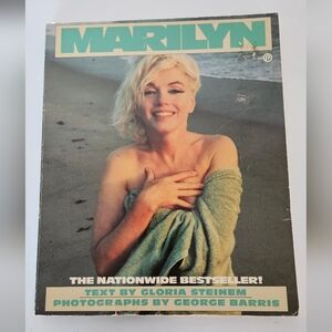 Marilyn Monroe Paperback Book Biography Photo Book Vintage